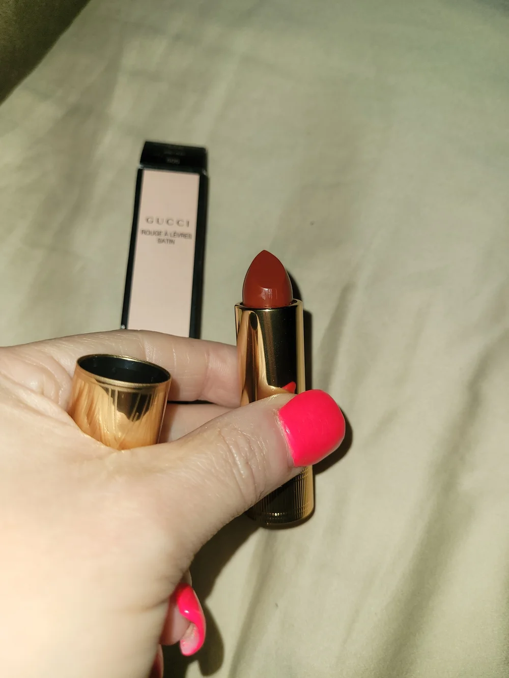 Gucci Satin Lip Colour - 505 Janet Rust (Rouge à Lèvres)